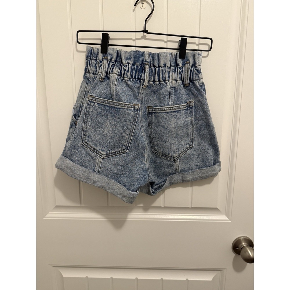 Abercrombie & Fitch Women's 80's Paper bag Ultra High Rise Shorts Size 27/4 - Picture 2 of 3